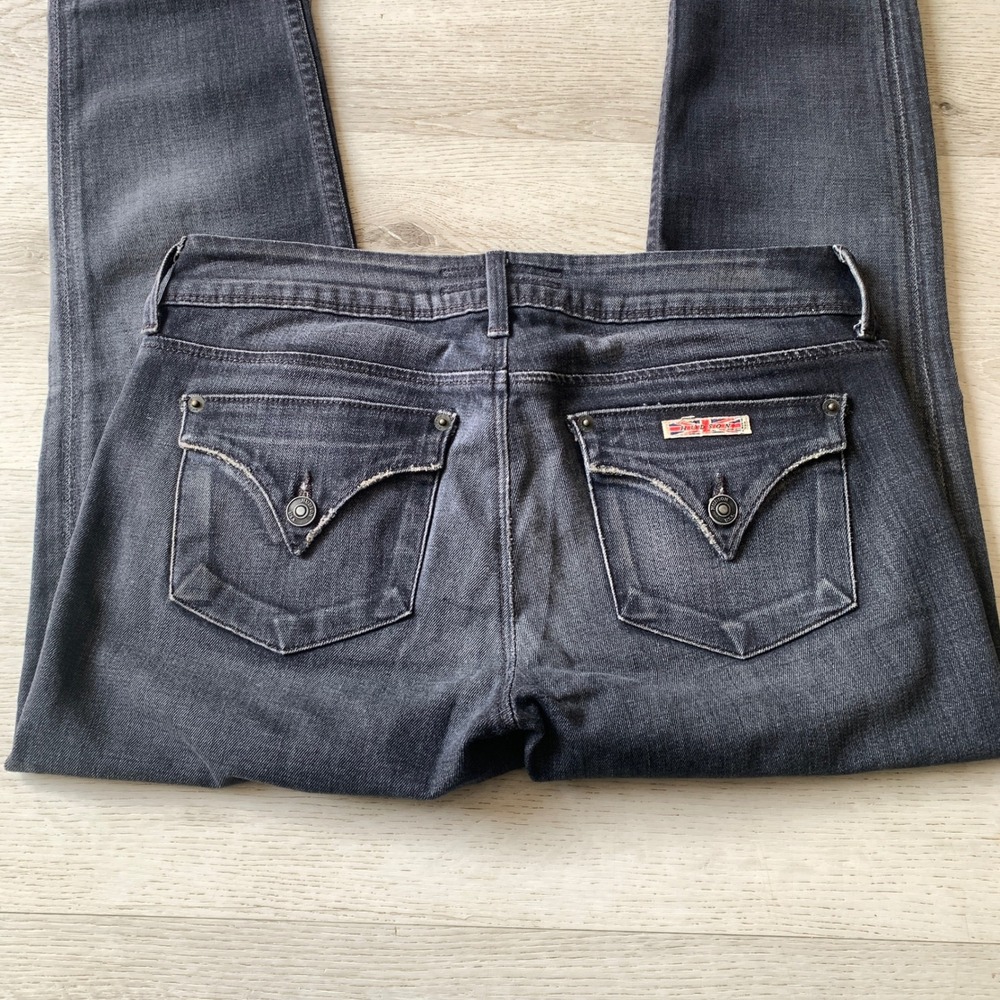 HUDSON Women's‎ Size 28 Collin Mid-Rise Skinny Ankle Flap Pocket Jeans